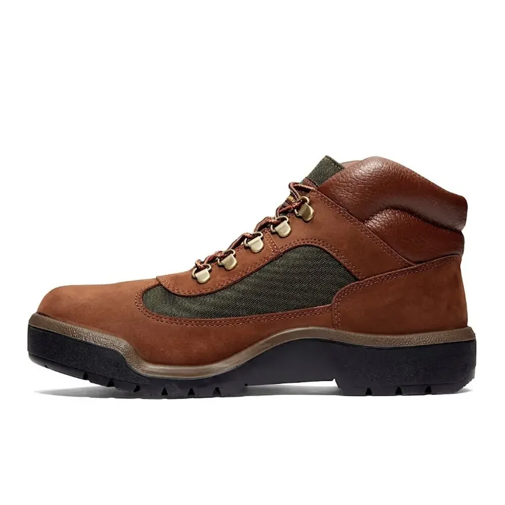 Timberland Men’s Chocolate Waterproof Field Boots Size 12